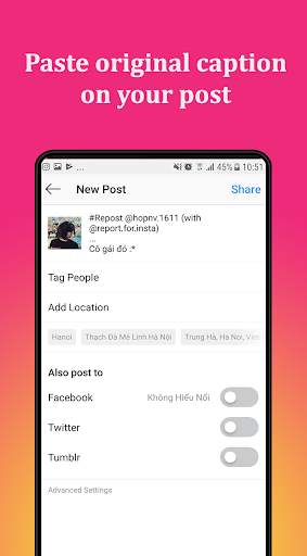 Repost for Instagram 2021 - Save & Repost IG 2021 screenshot 5