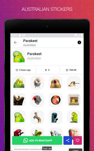 Australia stickers for WhatsApp / WAStickerApps screenshot 7