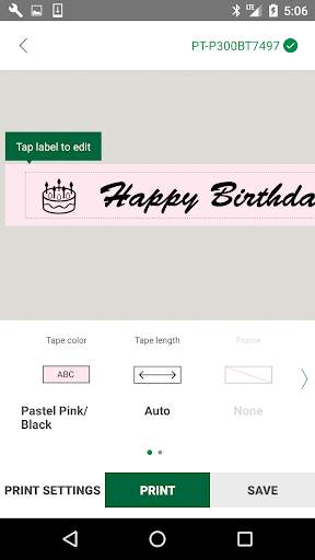 Brother P-touch Design&Print screenshot 3