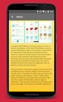 Guide for Pokemon Go 3 تصوير الشاشة