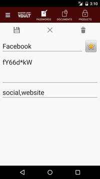 Master Lock Vault screenshot 2