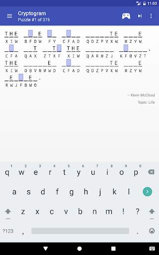 Cryptogram - puzzle quotes screenshot 10