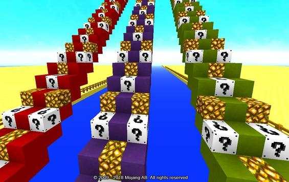 Lucky Block Race Map for Minecraft PE Ideas screenshot 5