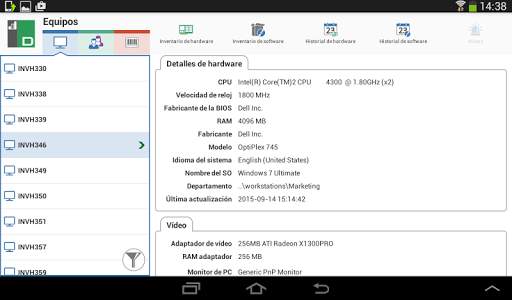 Consola móvil NetSupport DNA screenshot 6