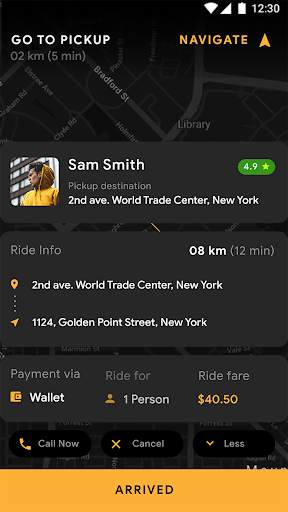 Qcabs Driver - Template screenshot 4