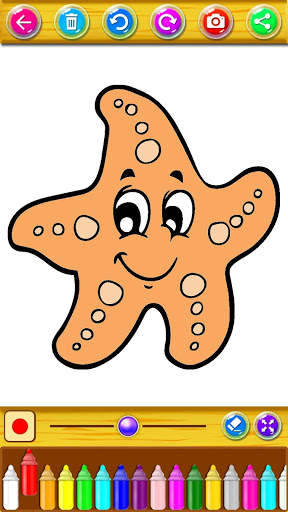 Coloring Sponge Baby Shark screenshot 8