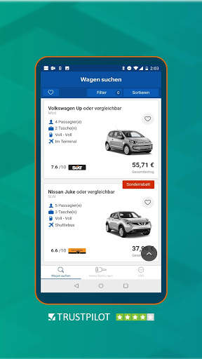 Argus Car Hire-App screenshot 2
