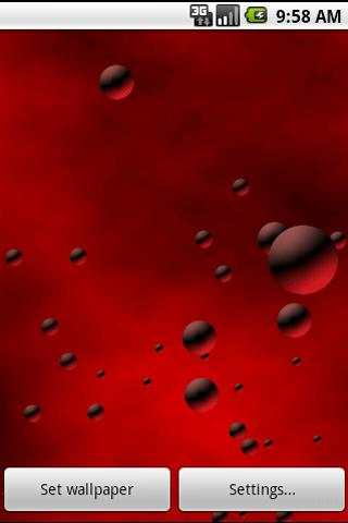 3D Bubbles Live Wallpaper Lite screenshot 2