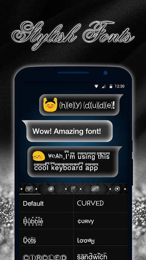 Silver Shining Keyboard Theme screenshot 3