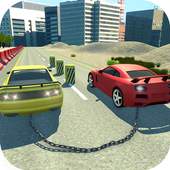 Impossible chained cars crash: 3D break chain game 1.0
