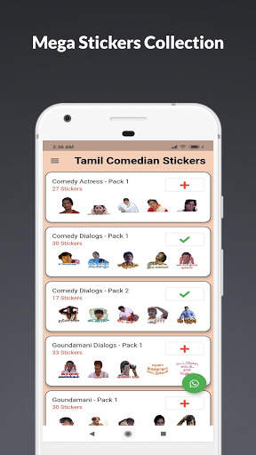 Tamil Comedian Stickers - 700  Funny Stickers screenshot 1