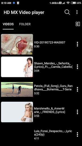 HD video player - HD mx video player screenshot 2