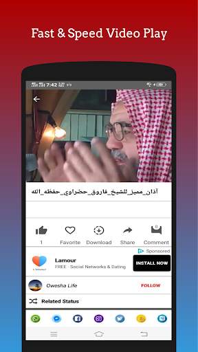 Video Status & Funny Videos, Make Friends screenshot 2