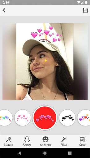 Sweet Snap Face Camera - Live Filter Selfie Edit screenshot 2