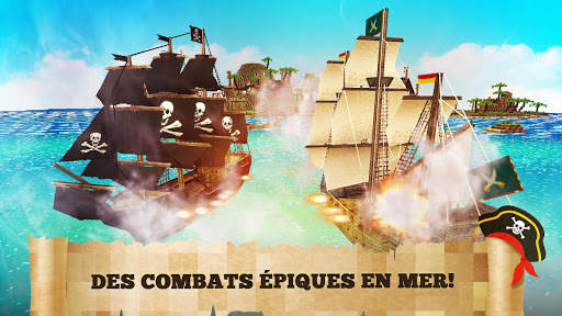 Pirate Crafts: Cube Trésor île screenshot 1