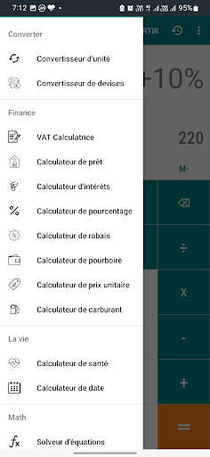 Calculatrice tout en un screenshot 1