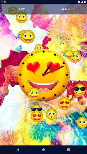 Emoji Clock Live Wallpaper screenshot 7