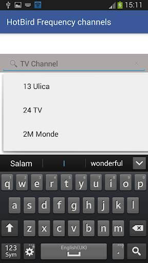 HotBird Frequency Channels screenshot 6