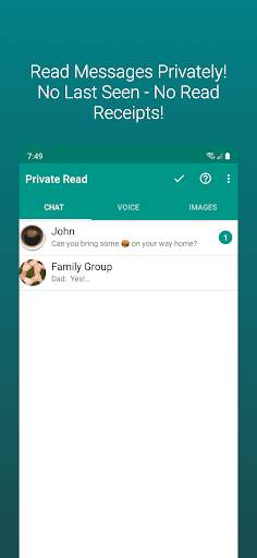 Private Read -No Online Status screenshot 1