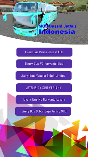 Livery Bussid MOD Jetbus screenshot 1