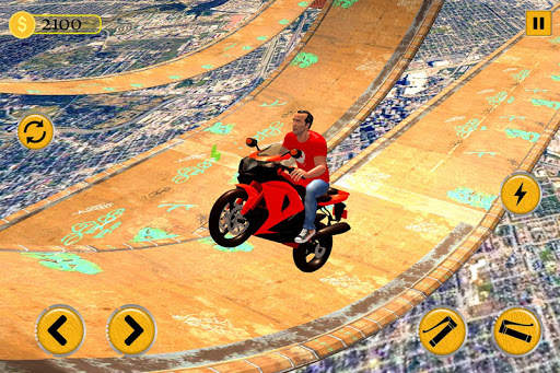 Mega Ramp GT Bike Stunts Racing Challenge screenshot 10