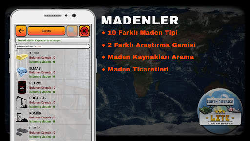Global War Simulation - Kuzey Amerika LITE screenshot 5