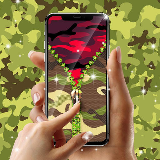 Camouflage zipper locker screenshot 5