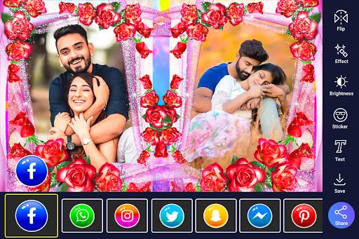 Engagement Anniversary Dual Photo Frame 6 تصوير الشاشة