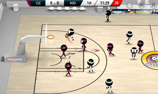 Stickman Basketball 3D screenshot 1