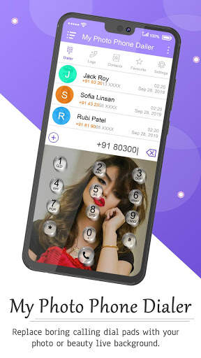 My Photo Phone Dialer screenshot 1