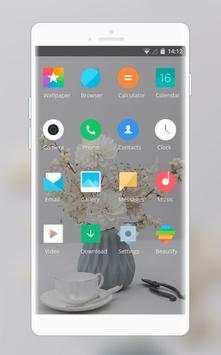Theme for MIUI 12 simple flower launcher screenshot 2