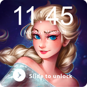 Elsa Cute Queen Froz Pattern Princess App Lock icon