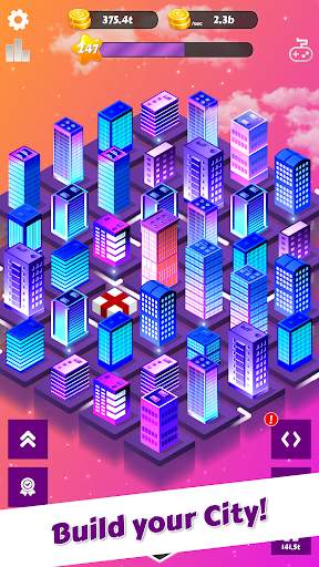 Merge City: idle city building game screenshot 1