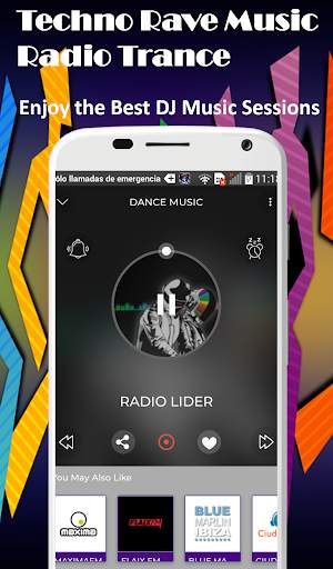 Techno Rave Music Radio Trance screenshot 2