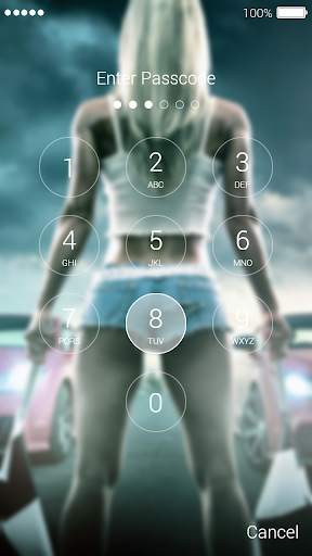 Street Racing Password Lock Screen 6 تصوير الشاشة