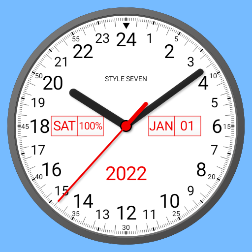 Analog Clock 24-7 icon