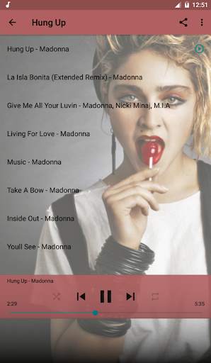 Madonna Top Music Free screenshot 2