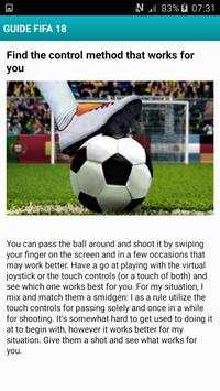 Guide For Fifa 18 screenshot 5