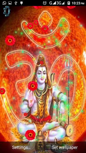 Shiva Live Wallpaper 4D Magic Touch screenshot 3