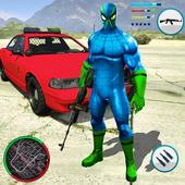Super Spider Rope Man hero: Crime City Gangster icon