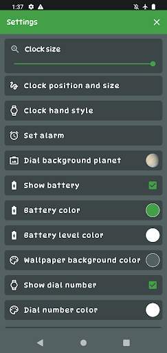 Galaxy Clock Live Wallpapers screenshot 3