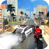 Real Moto Thumb Race - Bike Police Chase Shooting 1.0