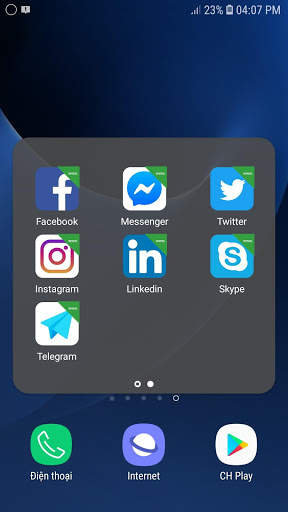 Messenger Assitive Touch screenshot 1