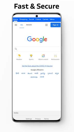 UCI Browser : Safe, Secure & Fast Web Browser App screenshot 1