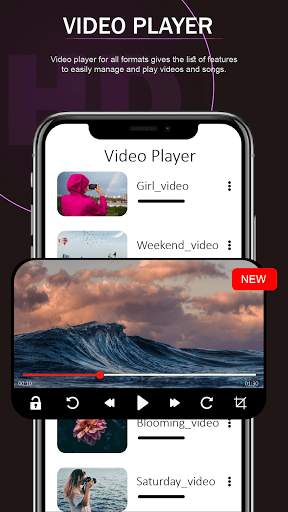 Sax video player 2021 - HD Video Player screenshot 1