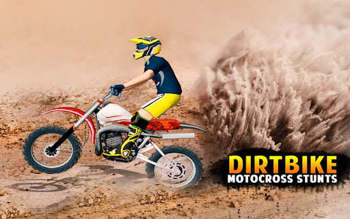 Dirt Bike Cop Race Free Flip Motocross Racing Game screenshot 1