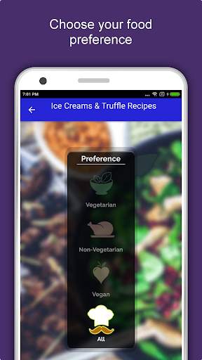70  Homemade Ice Creams Recipes & Desserts Offline screenshot 1