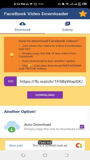 Fb Lite Video Downloader screenshot 4