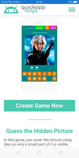 QuickApp Ninja Create Android screenshot 8
