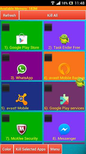 Task Ender Free скриншот 1